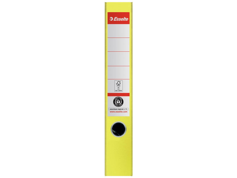 Esselte No. 1 Ordner, 100% Recycling-Karton, Gelb