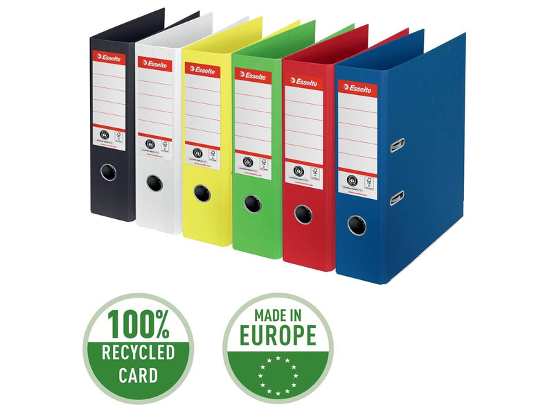 Esselte No. 1 Ordner, 100% Recycling-Karton, Rot