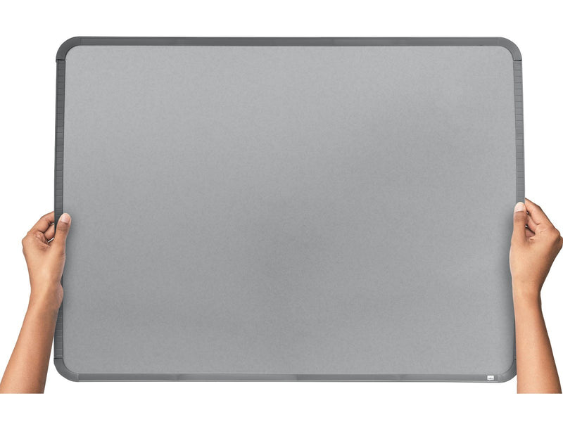 Nobo magnetisches Whiteboard, schmaler, silberner Rahmen 58 x 43 cm