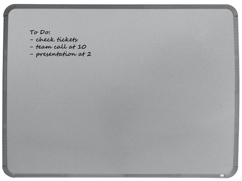 Nobo magnetisches Whiteboard, schmaler, silberner Rahmen 58 x 43 cm