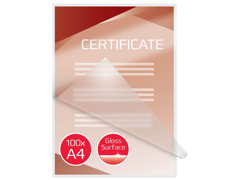GBC Document™ Laminiertasche für Dokumente, glänzend, Format A4, 2 x 80 Mikron