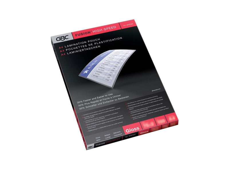 GBC HighSpeed™ Laminiertaschen, A4, glänzend, 80 Mikron