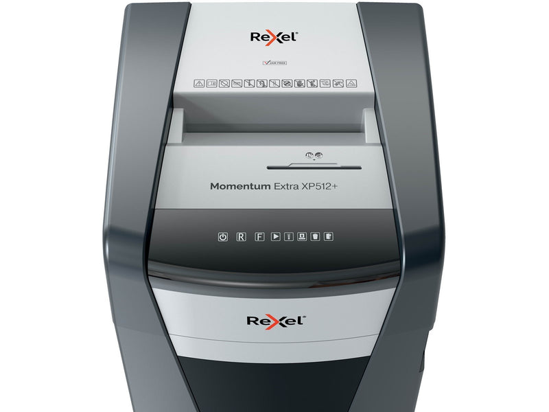 Rexel Momentum Extra XP512+ Anti-Papierstau Mikroschnitt-Aktenvernichter