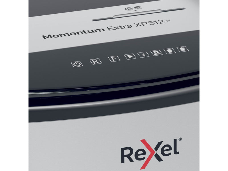 Rexel Momentum Extra XP512+ Anti-Papierstau Mikroschnitt-Aktenvernichter