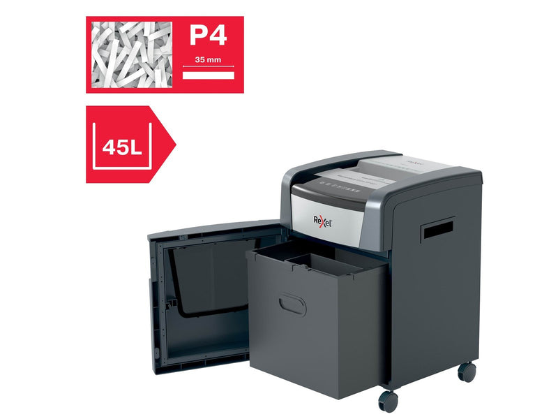 Rexel Momentum Extra XP418+ Anti-Papierstau Partikelschnitt-Aktenvernichter