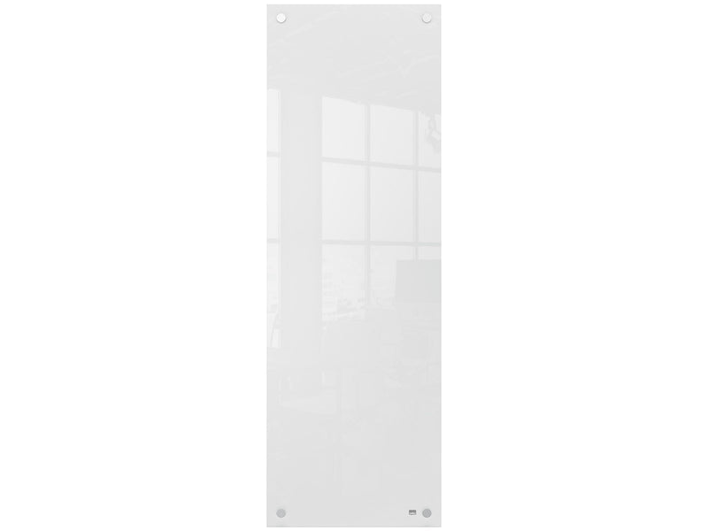 Nobo  Schmales Glas Whiteboard 30 x 90 cm Weiß