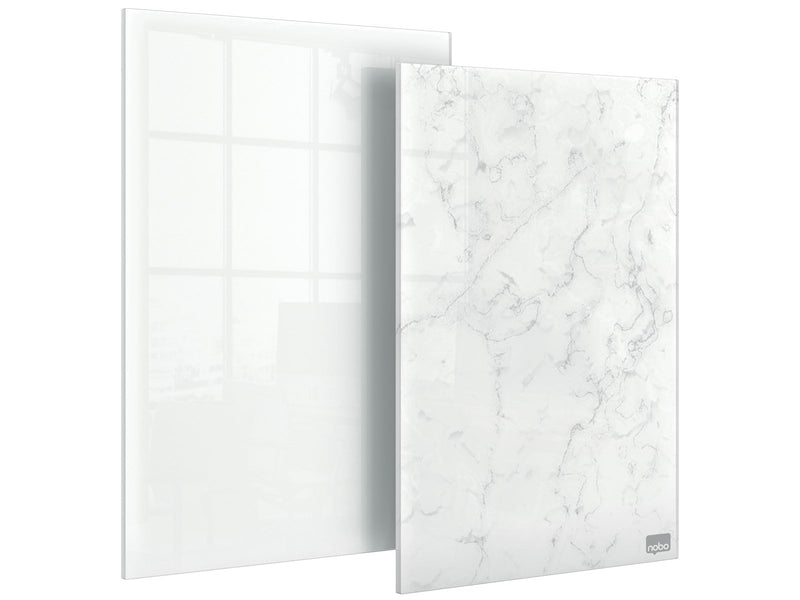 Nobo Glas Desktop-Notiztafeln 15,2 x 23 cm, 2er Set