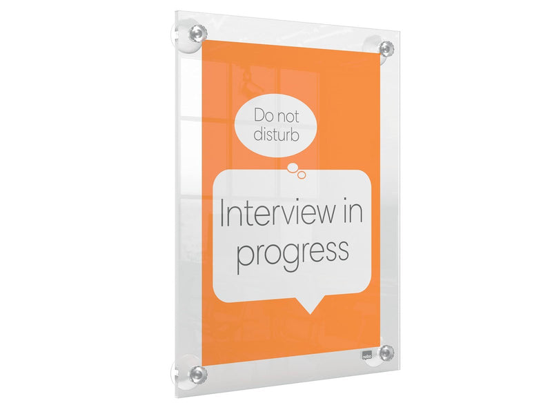 Nobo Premium Plus Acryl Posterrahmen A4, flexible Montage