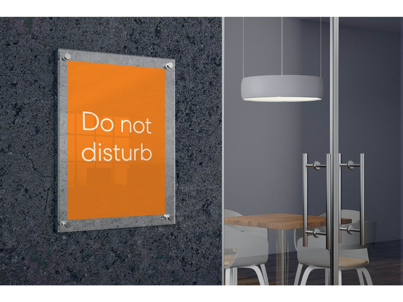 Nobo Premium Plus Acryl Posterrahmen A5, Wandmontage