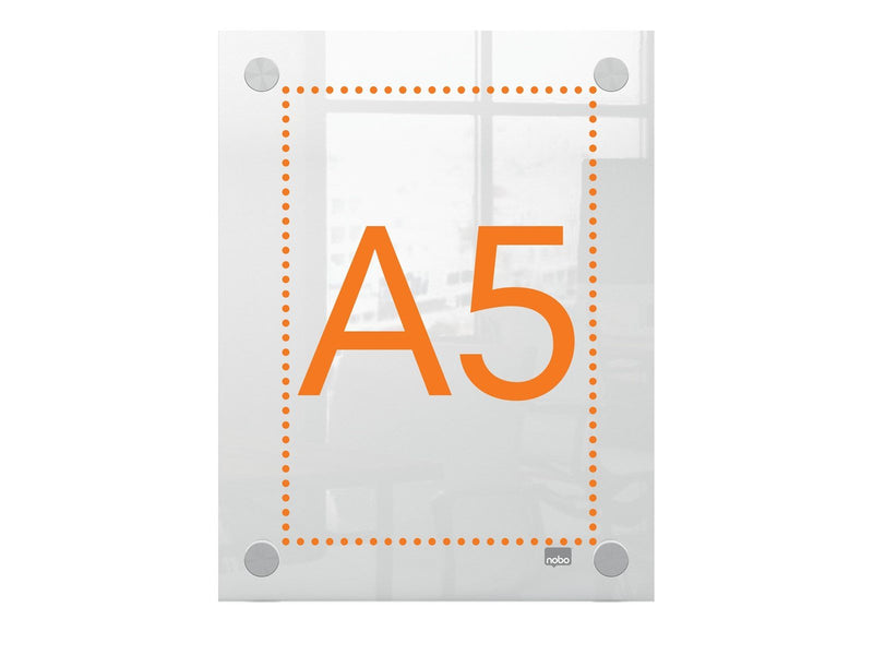 Nobo Premium Plus Acryl Posterrahmen A5, Wandmontage