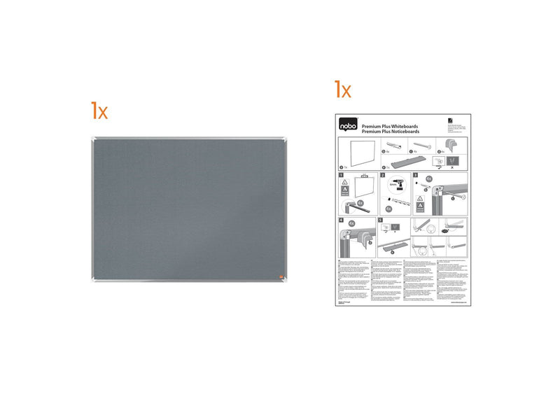 Nobo Premium Plus Filz-Notiztafel 60 x 90 cm