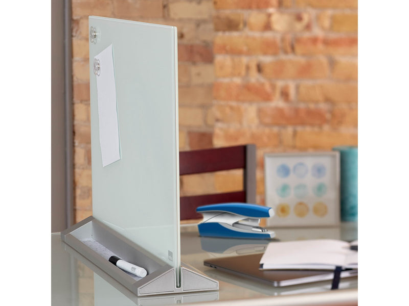 Nobo Glas Desktop-Tafel mit magnetischer Glasoberfläche 60 x 43 cm