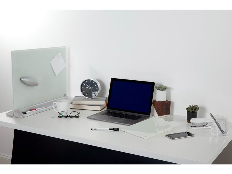 Nobo Glas Desktop-Tafel mit magnetischer Glasoberfläche 60 x 43 cm