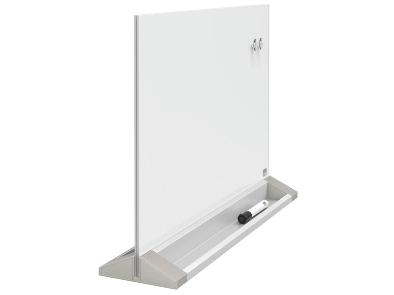 Nobo Glas Desktop-Tafel mit magnetischer Glasoberfläche 60 x 43 cm