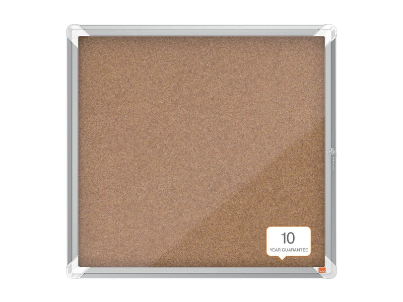Nobo Premium Plus Schaukasten für den Innenbereich 6 x A4, Kork, Klapptür