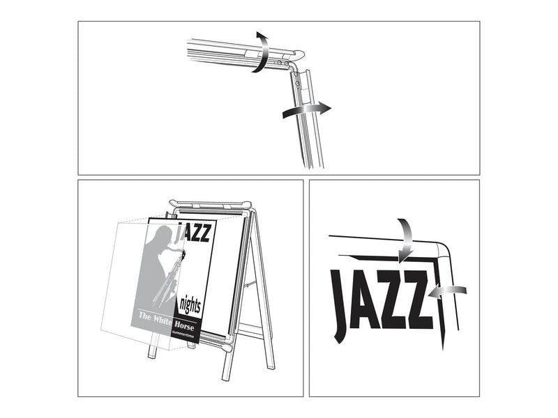 Nobo Premium Plus Plakatständer A2