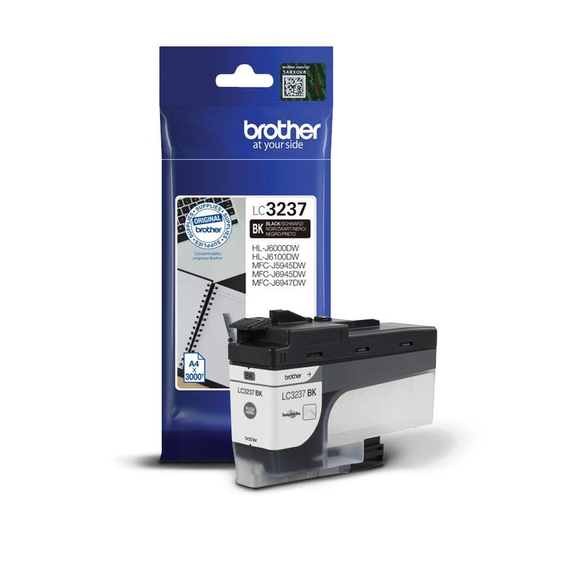 Brother Original LC-3237BK Druckerpatrone schwarz 3.000 Seiten (LC3237BK)