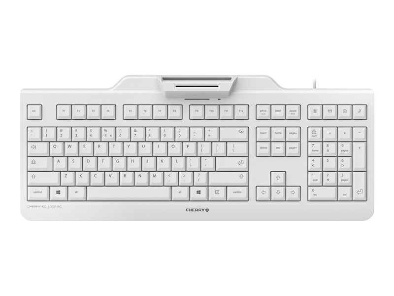 Cherry KC 1000 SC - Tastaturen - Englisch - Grau
