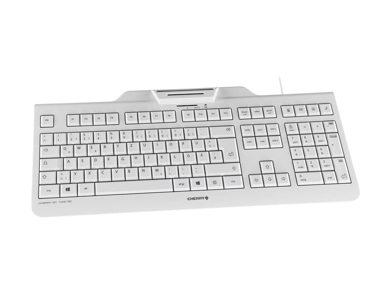 Cherry KC 1000 SC - Tastaturen - Englisch - Grau