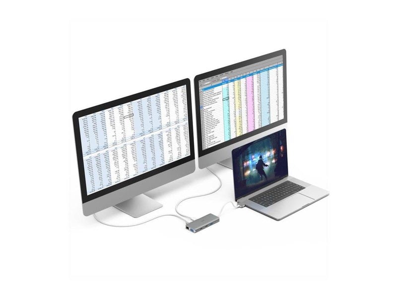 Hama docking station - USB-C 3.2 Gen 1 - VGA HDMI - GigE - 100W