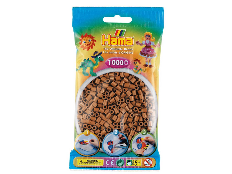 Hama Beads - Nougat Brown 1000 pcs