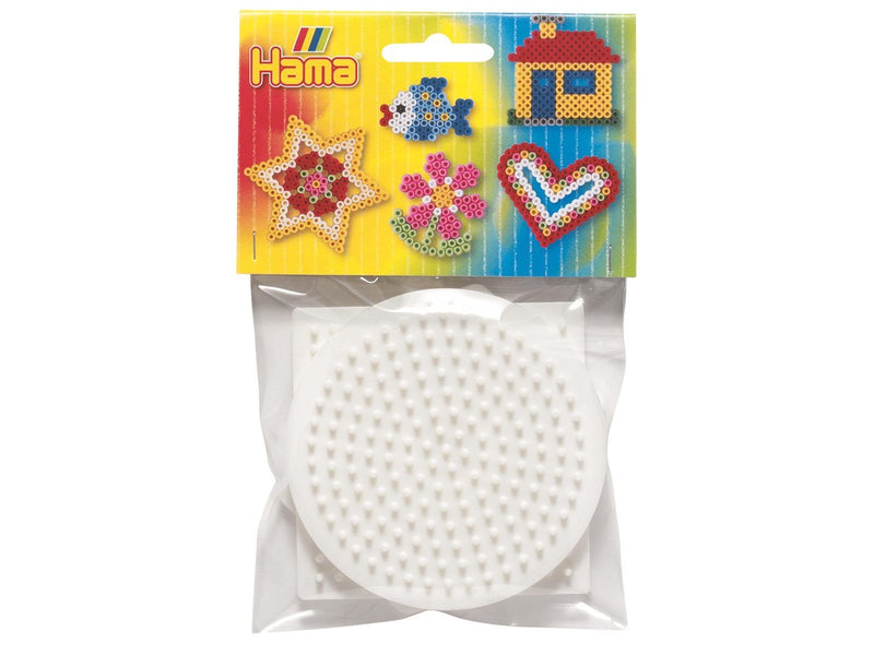 Hama Ironing beads Pegboards Circle Square Heart 3 pcs