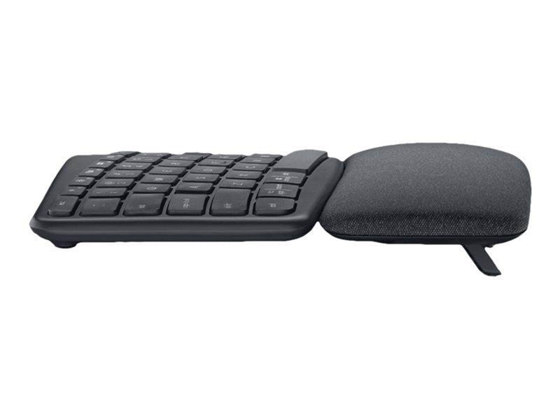 Logitech ERGO K860 - keyboard - AZERTY - French - graphite - Tastaturen - Französisch - Schwarz