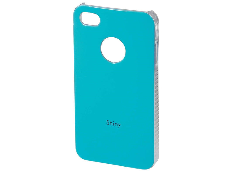Hama "Shiny" Mobile Phone Cover for Apple iPhone 4/4S light turquoise
