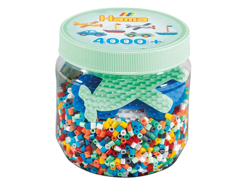 Hama Beads Set in Jar - 4000 pcs