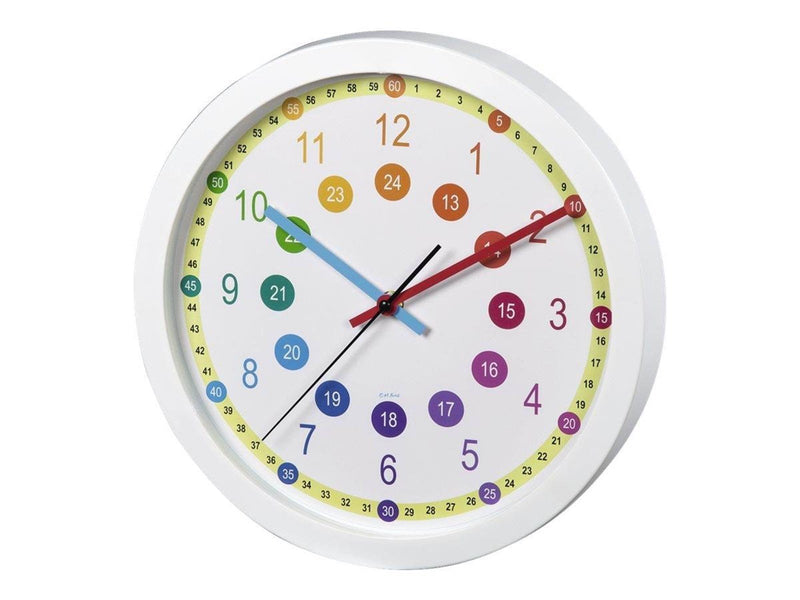 Hama “Easy Learning" Children's Wall Clock Diameter 30 cm Low-Noise