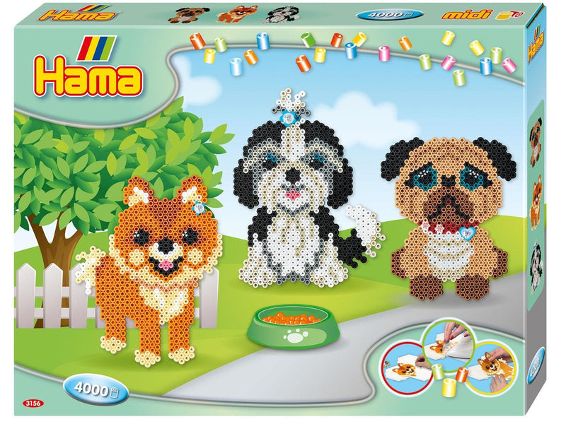 Hama Ironing Beads Set - Dogs 4000 pcs