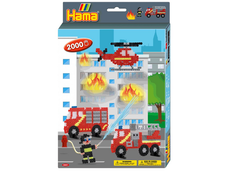 Hama Beads set - Fire department 2000 pcs