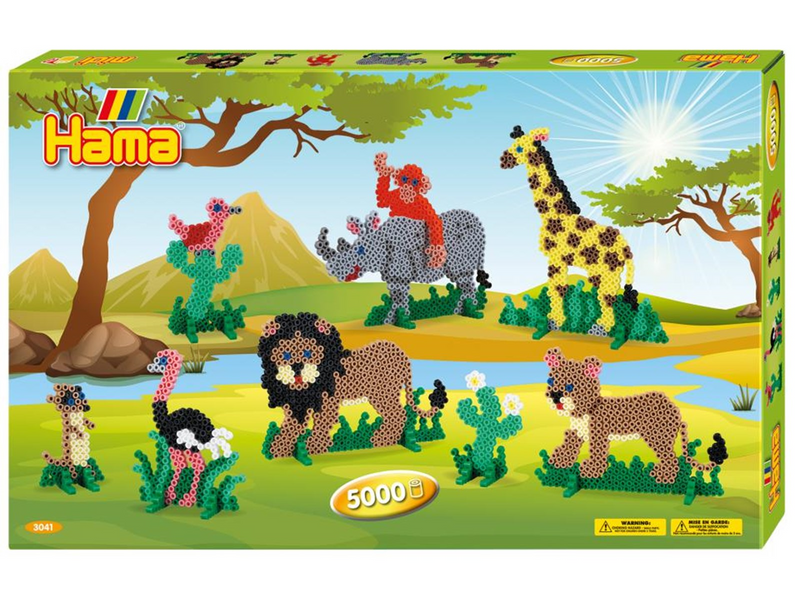 Hama Beads - Midi -  Giant Gift Box - Safari