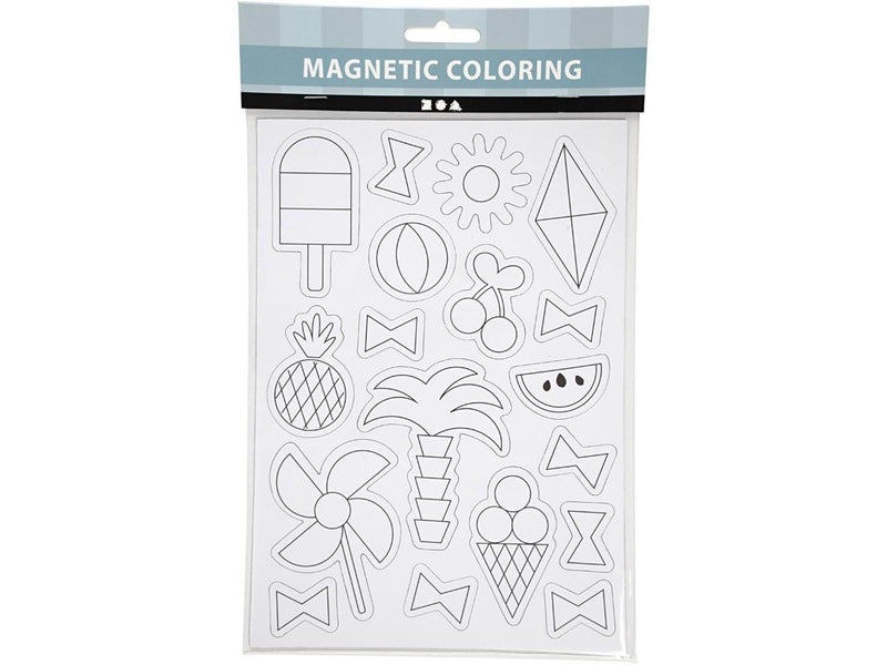 Creativ Company Color your own Magnets - Summer