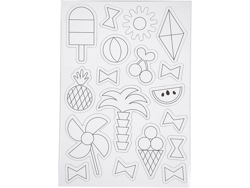 Creativ Company Color your own Magnets - Summer