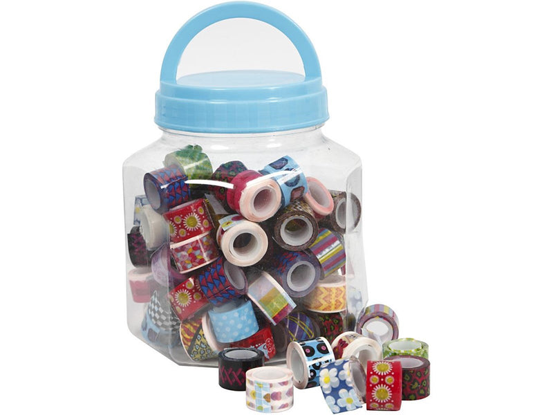 Creativ Company Tape with Print in Pot 90pcs.