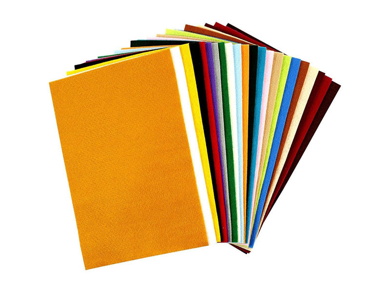 Creativ Company Hobby Felt Assorted Colors 24 Sheets