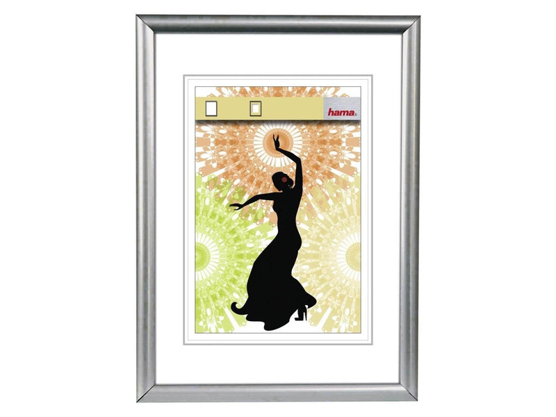 Hama "Madrid" Plastic Frame silver 21 x 29.7 cm DIN A4