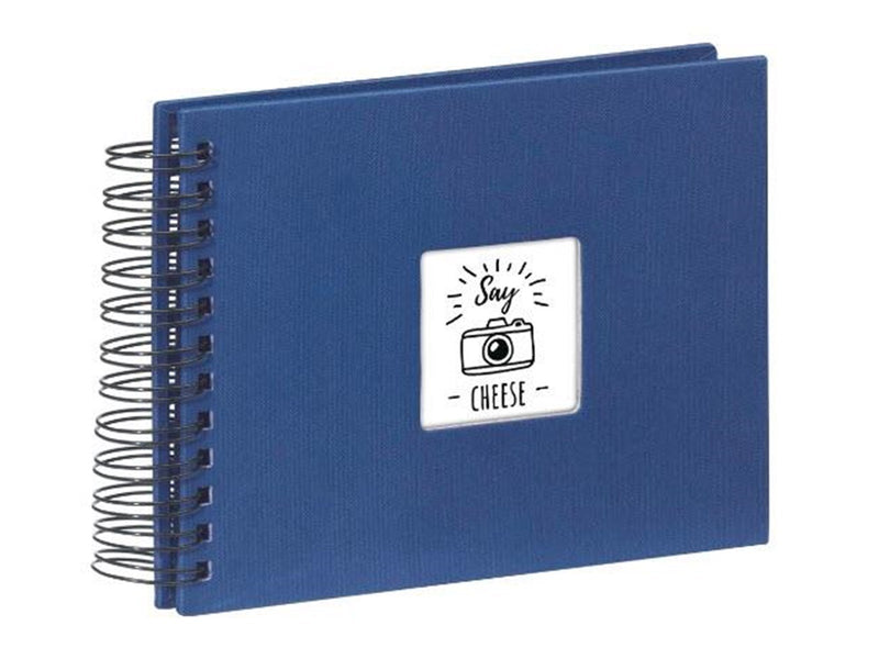 Hama "Fine Art" Spiral Album 24 x 17 cm 50 Black Pages blue