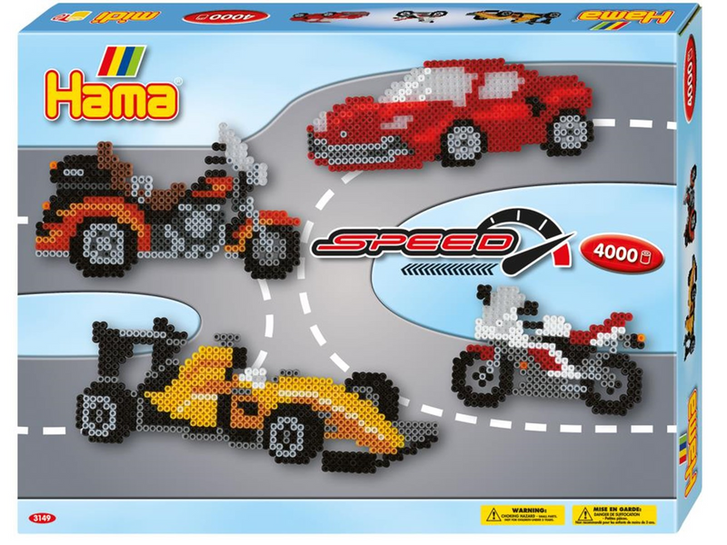 Hama Beads Set - Racing 4000 pcs