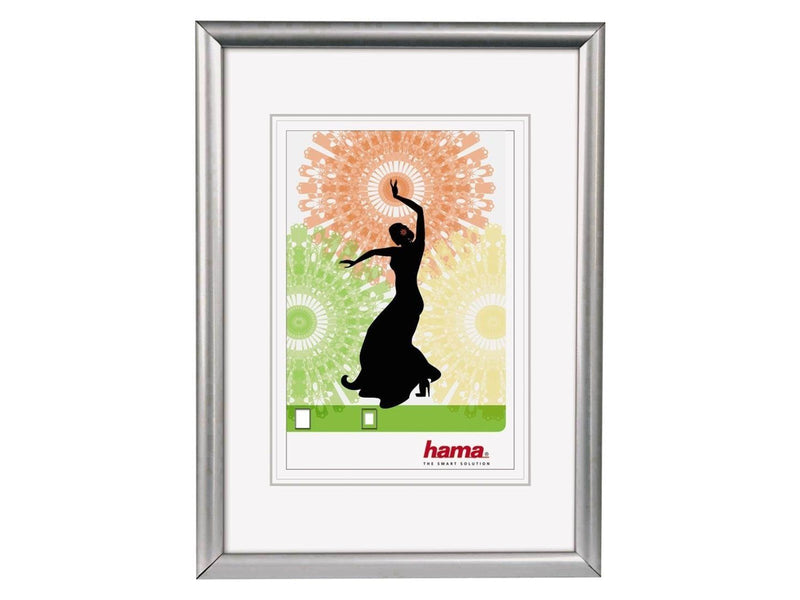 Hama "Madrid" Plastic Frame silver 30 x 45 cm
