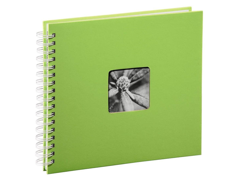 Hama "Fine Art" Spiral Album 28 x 24 cm 50 White Pages kiwi
