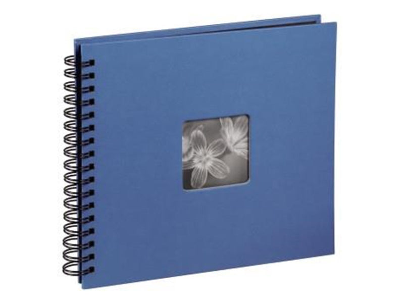 Hama "Fine Art" Spiral Album 36 x 32 cm 50 Black Pages azure