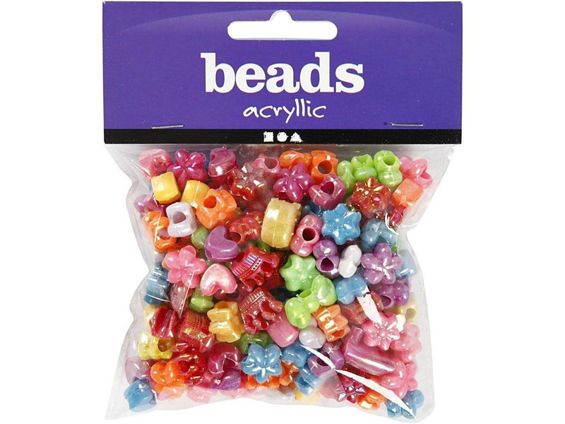 Creativ Company Figure Beads Multicolour approx. 190pcs.