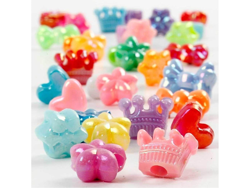 Creativ Company Figure Beads Multicolour approx. 190pcs.
