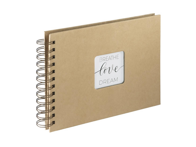 Hama "Craft" Spiral Album 24 x 17 cm 40 Kraft Paper Pages
