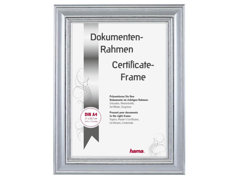 Hama "Lobby" Plastic Frame silver 21 x 29.7 cm