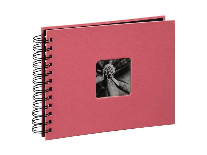 Hama "Fine Art" Spiral Album 24 x 17 cm 50 black pages flamingo