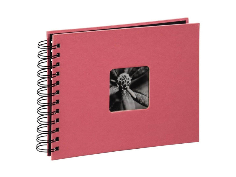 Hama "Fine Art" Spiral Album 24 x 17 cm 50 black pages flamingo
