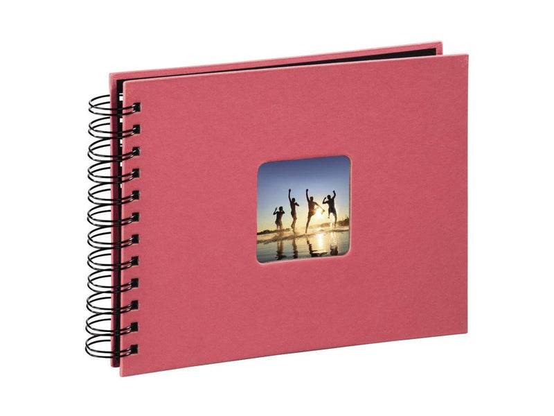 Hama "Fine Art" Spiral Album 24 x 17 cm 50 black pages flamingo